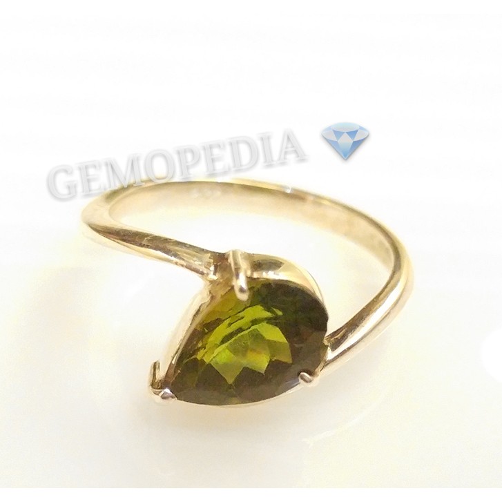 Silver ring 925 with Tourmaline