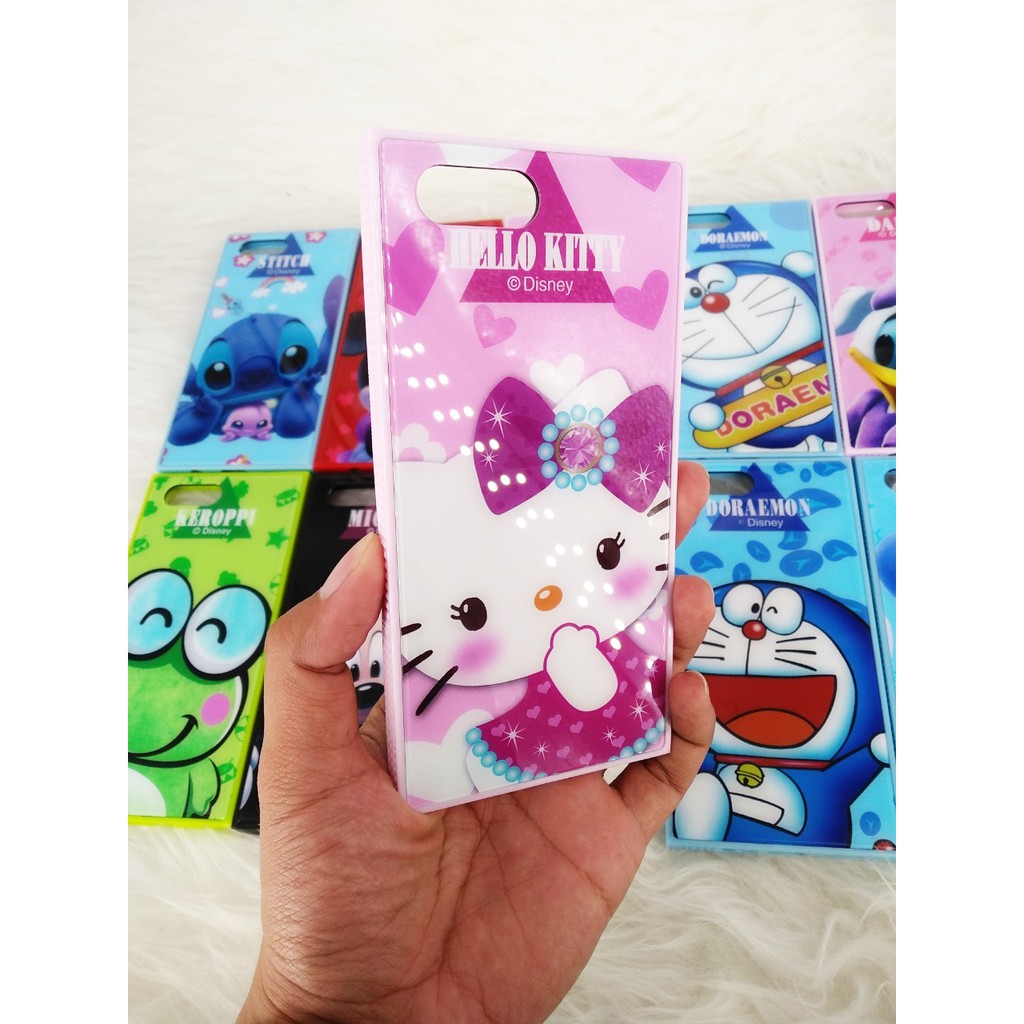 JELLY GLASS CARTOON For VIVO/ XIAOMI/ IPHONE/OPPO/SAMSUNG