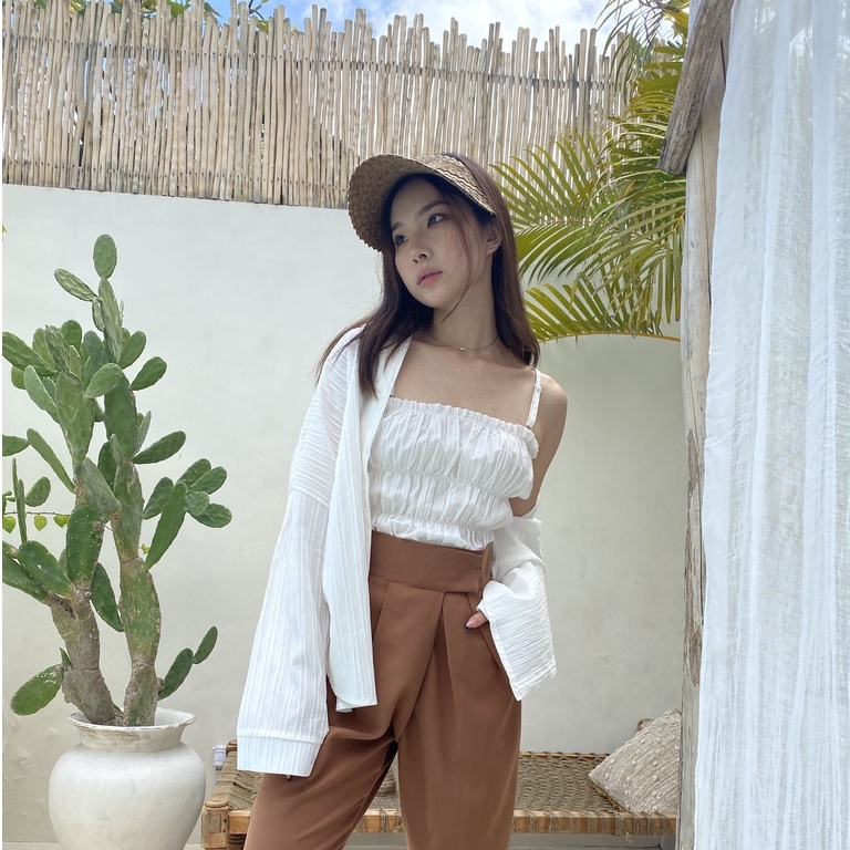 [ Bali Ed ] Haera Top Set / Set Kemeja