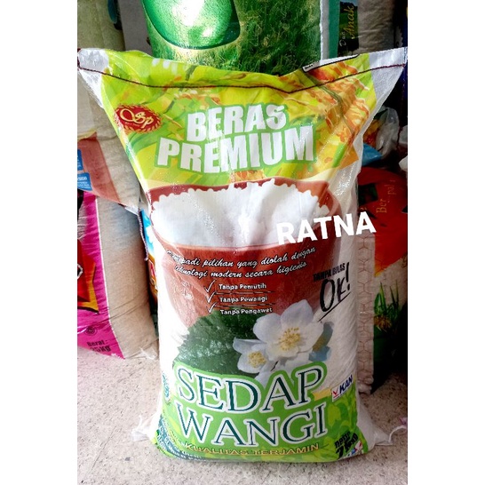 

BERAS PREMIUM SEDAP WANGI 25Kg 25 Kg (Tanpa Bilas OK) GOJEK SAJA