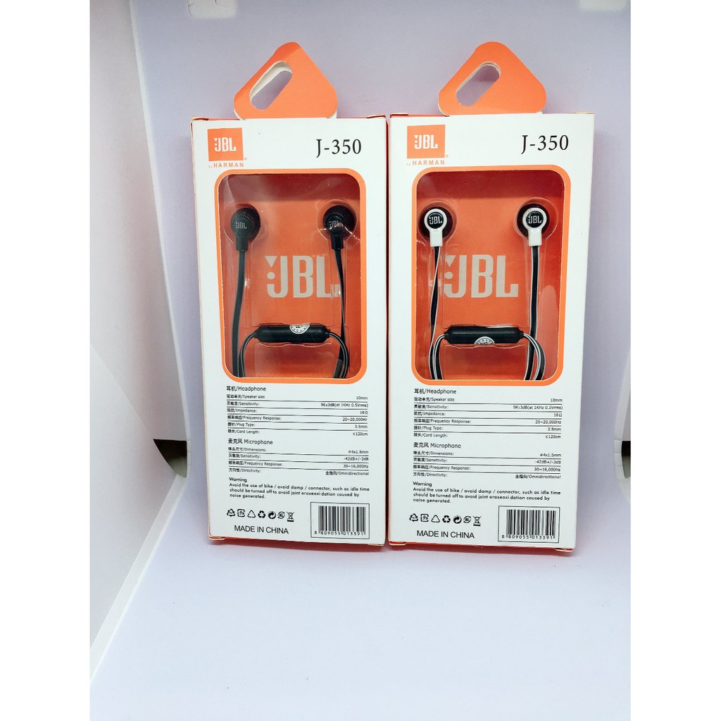 HANDSFREE EARPHONES JBL J-350