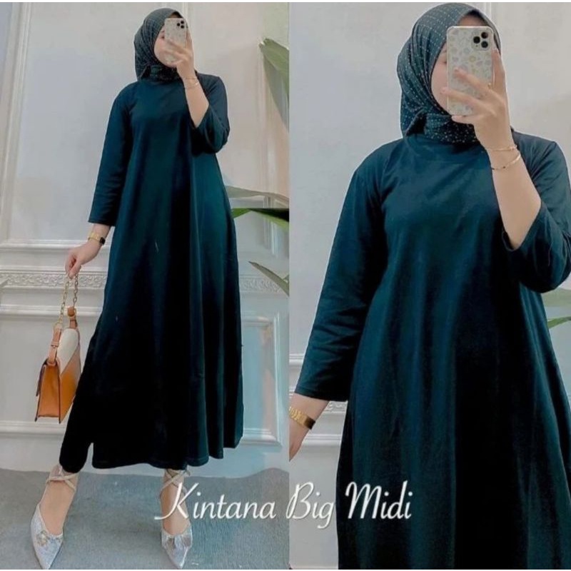 KAYLA MIDI DRESS / MIDI DRESS KEKINIAN / MIDI DRESS TERBARU / DRESS POLOS / PAKAIAN WANITA TERBARU 2022 / FASHION WANITA MUSLIM / BAJU WANITA KEKINIAN / BAJU MUSLIMAH WANITA DEWASA BAHAN COMBED 24S / PAKAIAN WANITA POLOS /