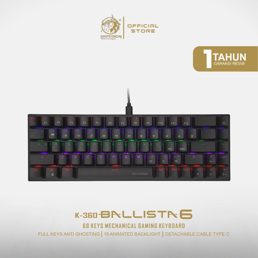 Keyboard Gaming Imperion Ballista 6 KG-360 Mechanical 68 key