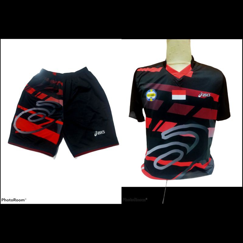 Baju Voli PRINTING/Kaos voli pake Nama Nomor