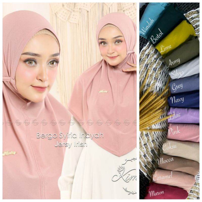 ECER BERGO SHAFA ALDHANS BERGO AREY BERGO KIMIKEY HIJAB BERGO JILBAB INSTAN AL-DHANS ORIGINAL-5