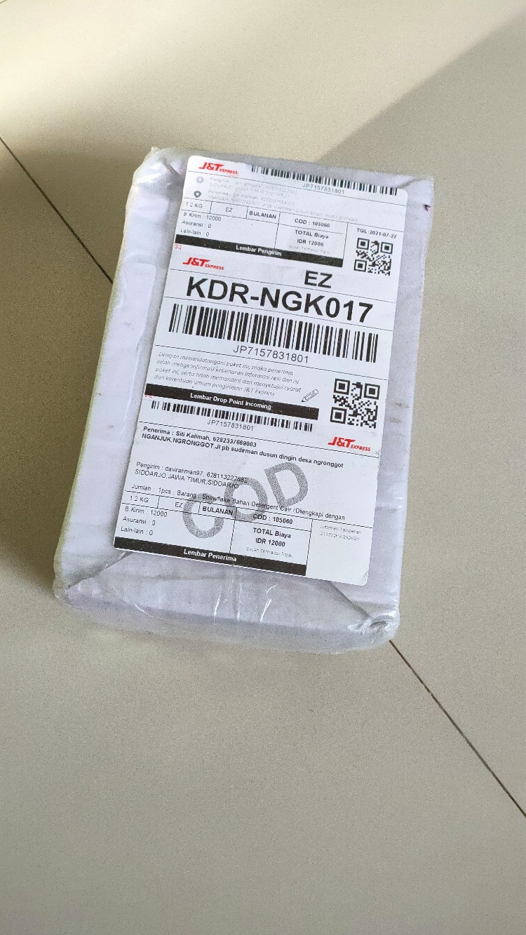 Snowflake Bahan Detergent Cair (dilengkapi Dengan Anti-bacteria)