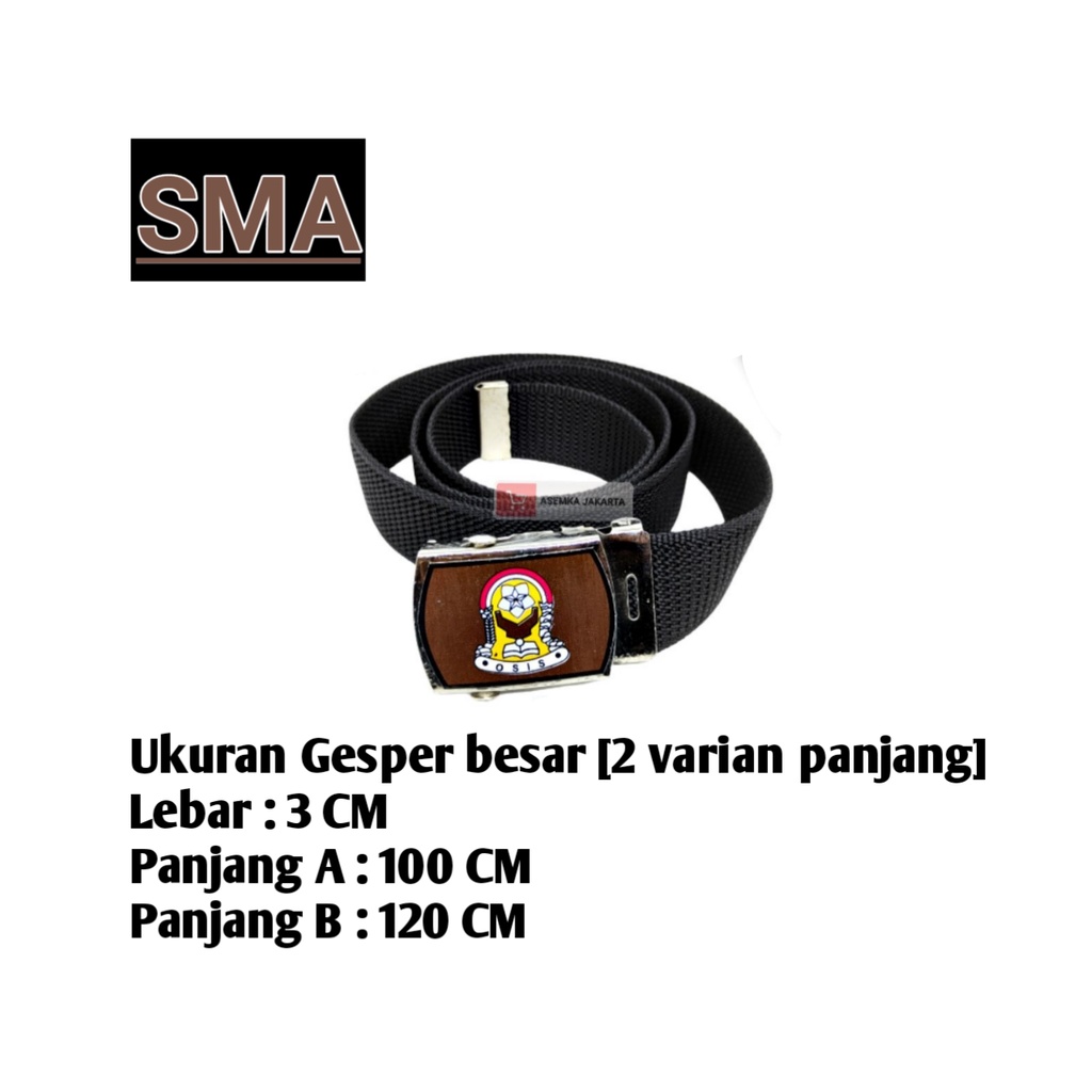 Harga lusinan / 12 pcs GESPER ANAK SEKOLAH / IKAT PINGGANG SEKOLAH SD, SMP, SMA DAN PRAMUKA