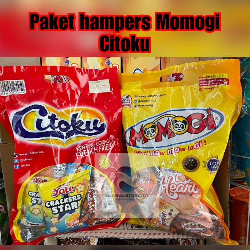 Paket hampers ulang tahun momogi citoku bags / paket hampers mayora grup