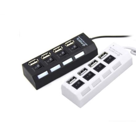 Usb 2.0 hub m-tech 4 port on off switch 480Mbps 4p-01 - Terminal usb2.0 4 slot saklar