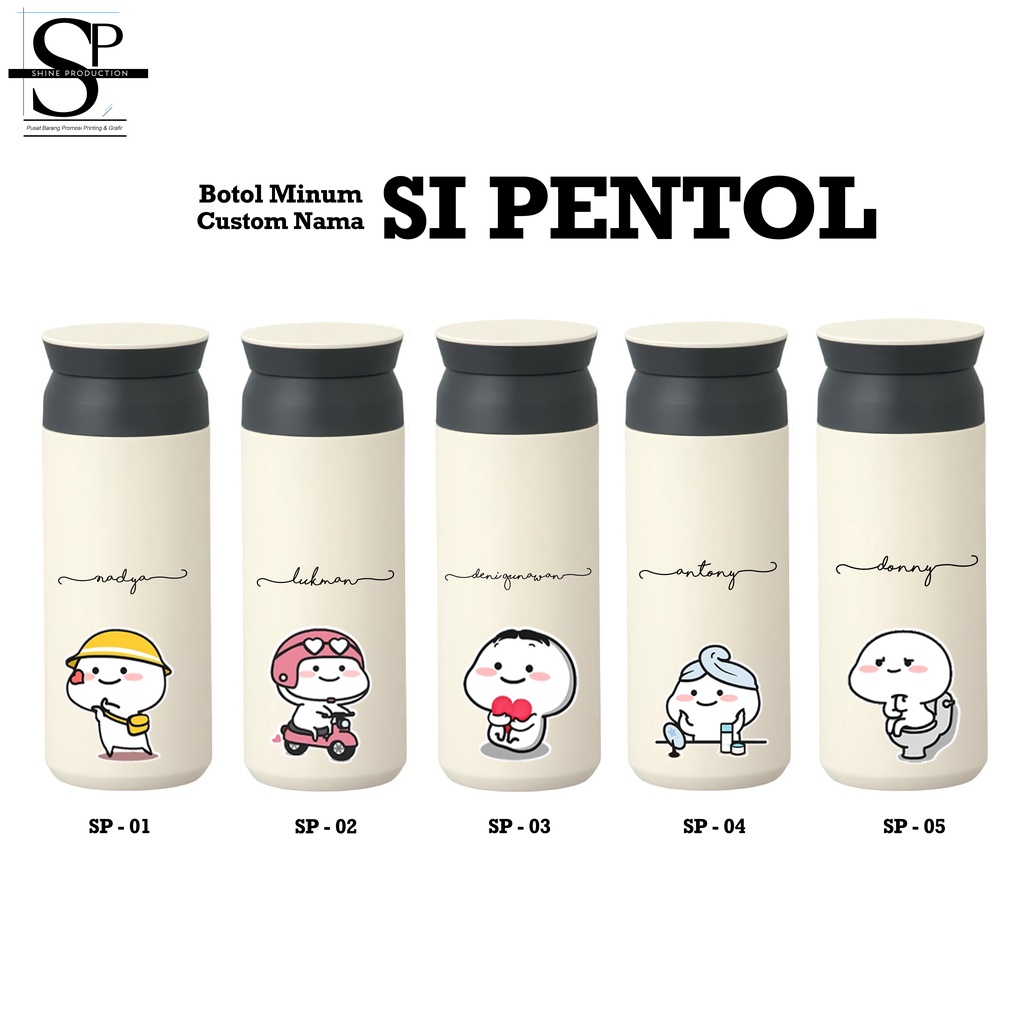 Tumbler Travel Si Pentol Botol Minum