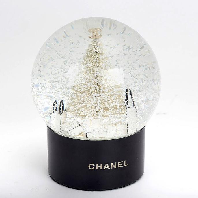 Snowball Chanel /bola salju chanel anniversary/birthday/Christmas gift
