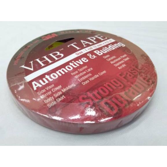

Terlaris Double Tape Isolasi Bolak-Balik 3M VHB 12mm x 4.5m Super Lengket Asli TerSurabaya !