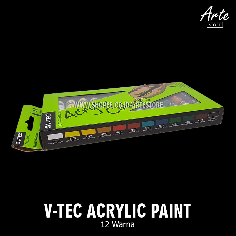 Cat Acrylic VTEC 12 Warna