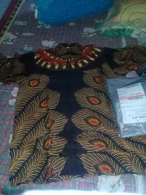 Asifa Batik Hrb026 Kenongo Kemeja Tosca Pendek Pekalongan Padi M L Xl Sogan Tulis Halus Kemeja Batik
