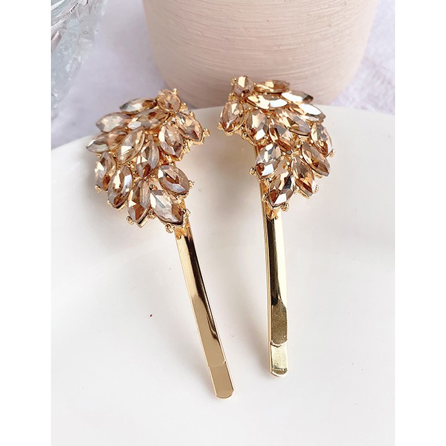 LRC Jepit Rambut Fashion Alloy Diamond Irregular Hair Clip F64006