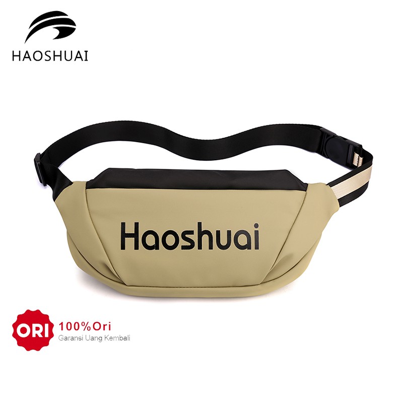 HAOSHUAI 1211 Tas Selempang Pria Wanita Waistbag Pria Waterproof WATCHKITE WKOS