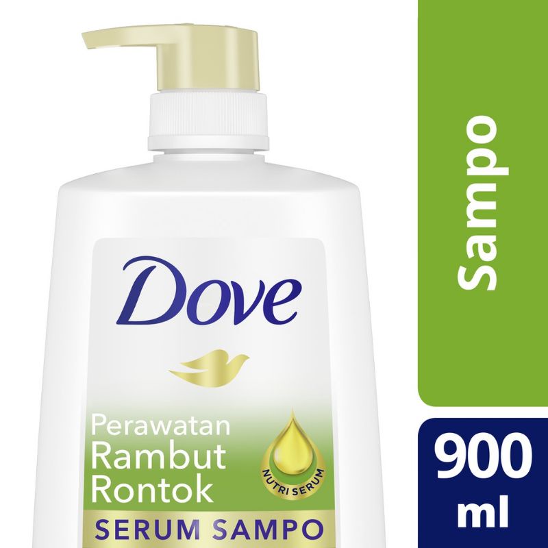 Shampo Dove Total Hair Fall 900 ml Serum Shampo Treatment 900ml Anti Rambut Rontok