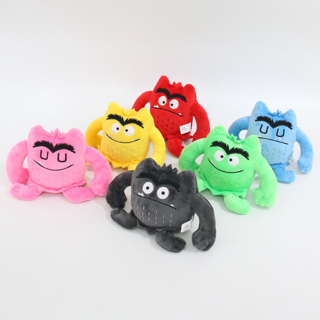 Mainan Boneka Stuffed Plush Monster 6 Warna Untuk Hadiah Ulang Tahun Anak