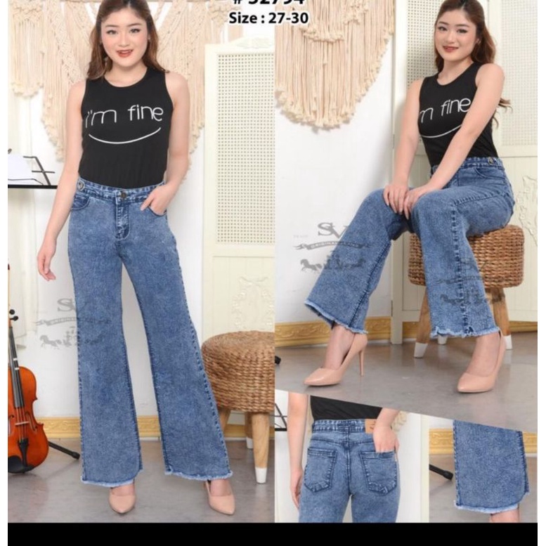 celana  kulot SV haighwaist