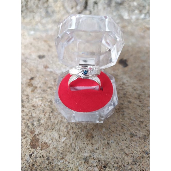 cincin couple. material perak murni