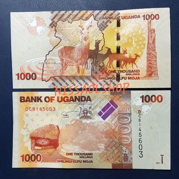 UANG ASING UGANDA 1000 SHILLING UNC