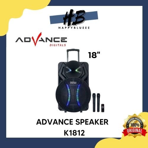 ADVANCE SPEAKER BLUETOOTH PORTABLE K1812 / SPEAKER ADVANCE K 1812