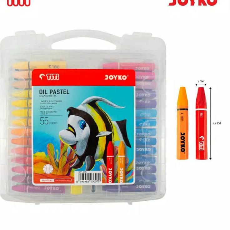 

Promo - TITI oil pastels 55 colors OP-55S crayon 55 warna krayon crayons !!