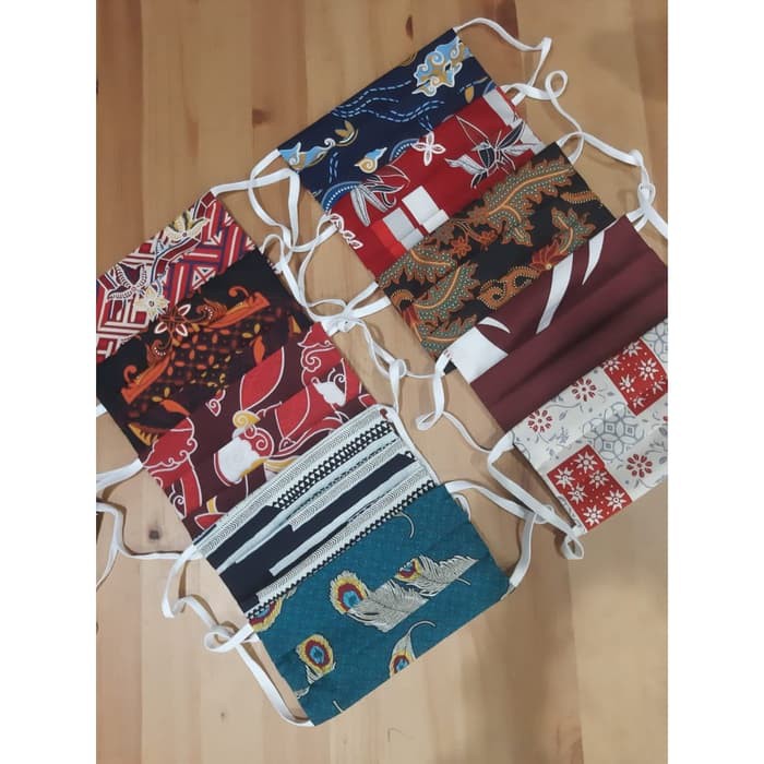 Kiddo Batik Solo Masker Kain (5pcs)