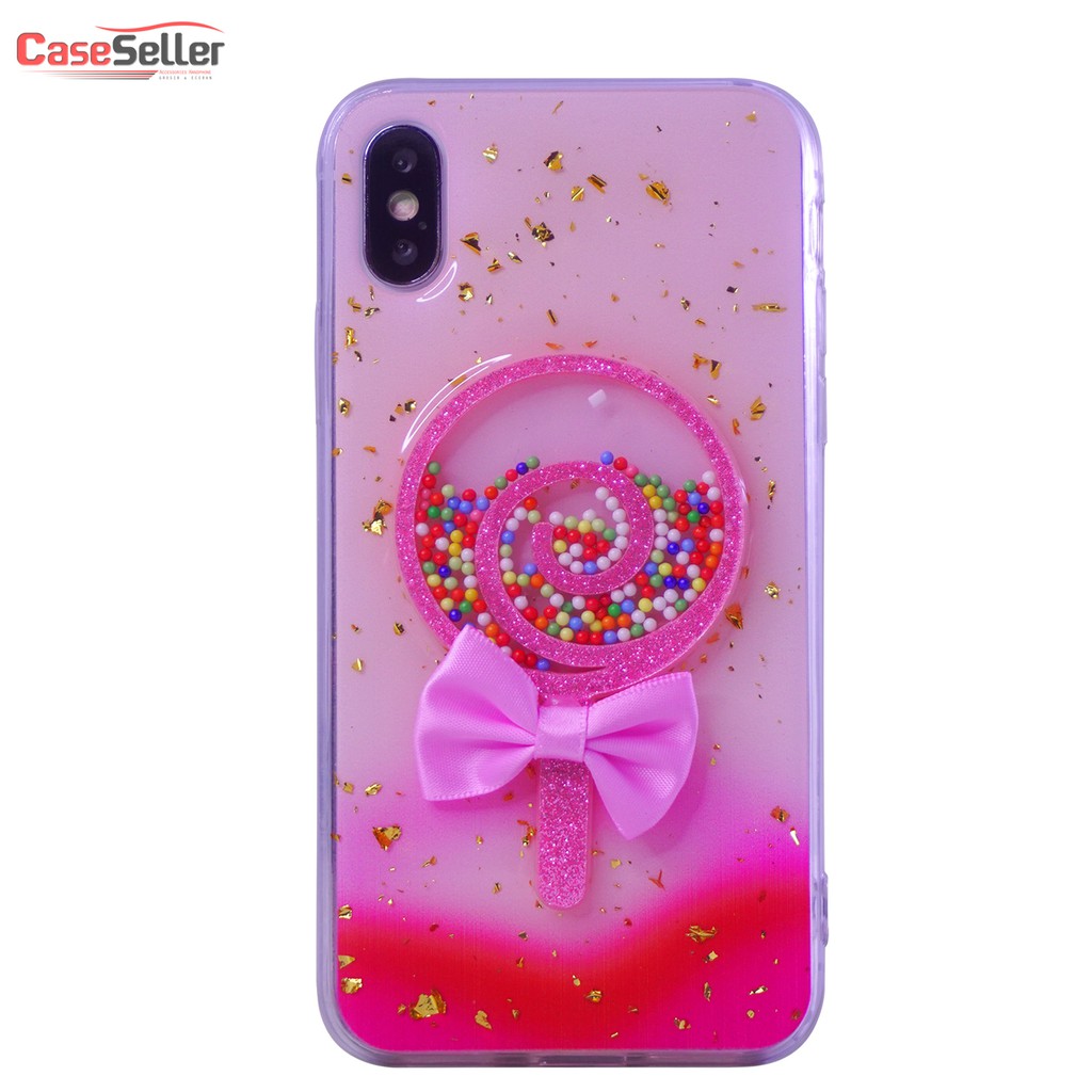 VIVO V11i  V15 Pro  Y71  3D Glitter Blink Softcase desain motif 3D Timbul