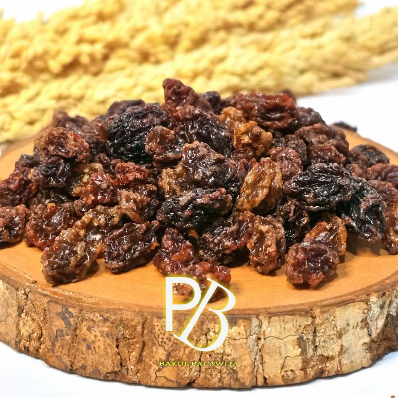 KISMIS MANIS HITAM &amp; KUNING PREMIUM ORGANIK KISMIS ANGGUR KRISTAL BLACK &amp;  GOLDEN RAISINS ORGANIC