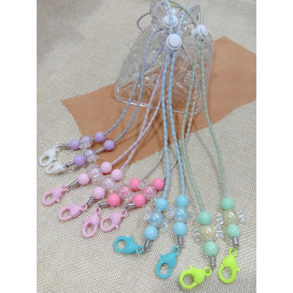 Konektor masker 2 in 1 | konektor manik permen lucu | konektor hijab | konektor anak | strap masker 