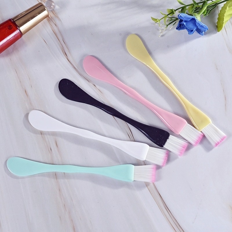 [ 2 in 1 Double-head Colourful  Silicone Brush ] [ Eyebrow Eyelash Extension Dual-Comb Brush  ] [ Facial Beauty Makeup Tools ]