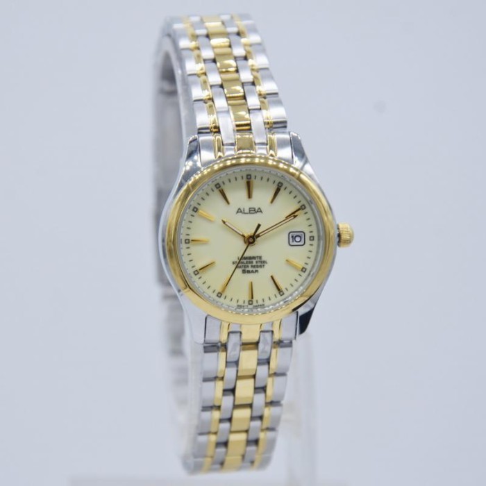 Jam Tangan Couple Alba AXND50X1 AXT854X1 Original Murah