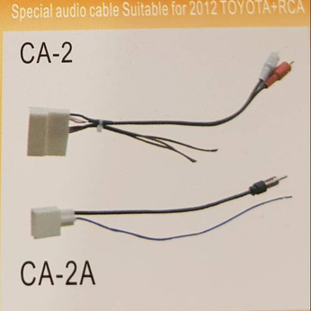 Kabel soket toyota kabel audio 2012 toyota + RCA