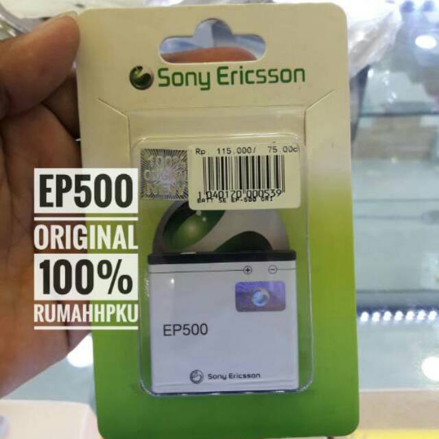 Baterai batre sony ericsson xperia EP500 original