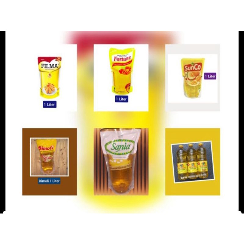 

Minyak Goreng 1 Liter.