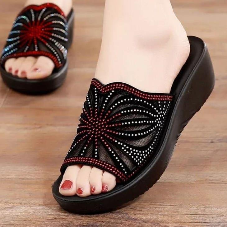 SANDAL CALBI & SOFIYA/SANDAL WANITA HAK/SANDAL SLOP WANITA /WEDGES/SANDAL CALBI/SANDAL SOFIYA/SANDAL