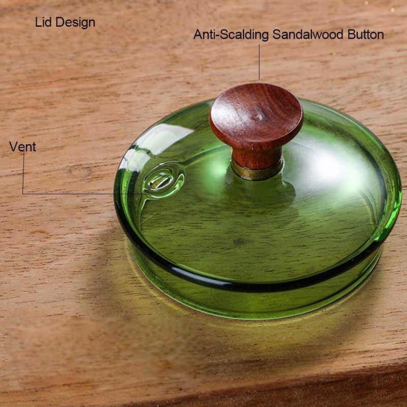 Teko Pitcher Kaca Unik Leher Angsa Teh Kopi Jus Borosilicate Glass