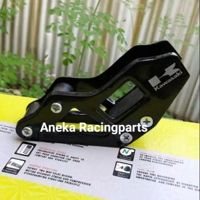 Tensioner stelan rantai klx 150 dtracker bahan cnc tebal / stabiliser rantai klx / tensioner rantai
