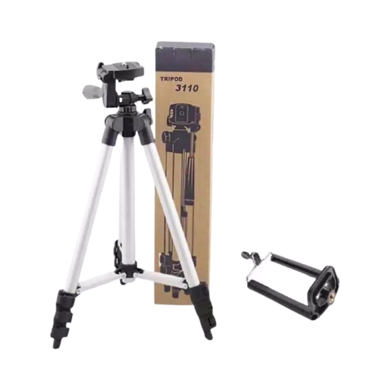 Weifeng Tripod 3110 - Tripod HP dan Kamera Universal + Free Holder U dan Tas Tripod Dudukan Kamera/T