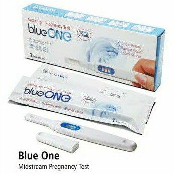 Onemed BlueOne Blue One Test Pack Hamil Alat Tes Kehamilan Midstream Compact Stick