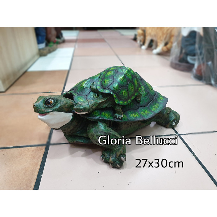 Mars_venus -  Patung Pajangan Kura2 Brazil Kura Kura Turtle Jumbo Taman Kolam