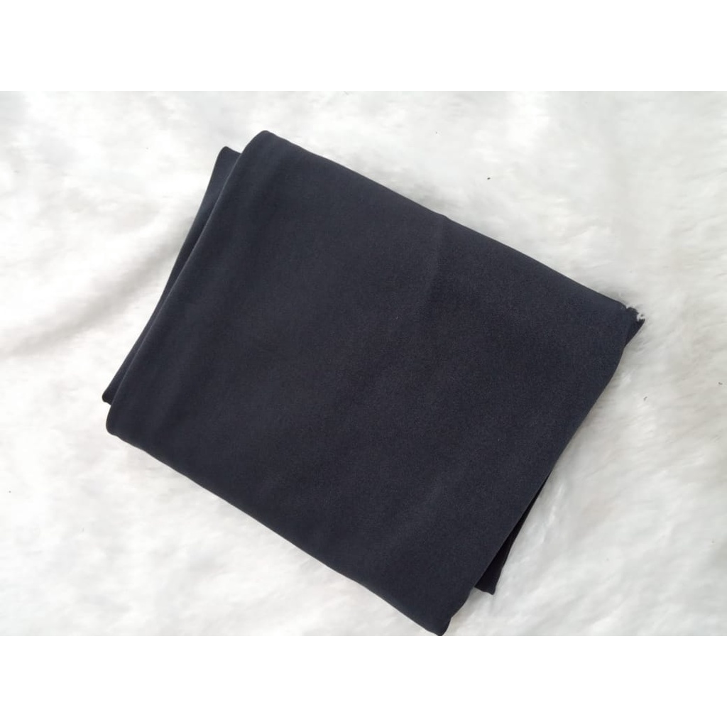 Jilbab ZHADIAH L Hijab Kerudung Bergo Tali Instan Terbaru Khimar Spandek Non Pad Murah-Abu Tua