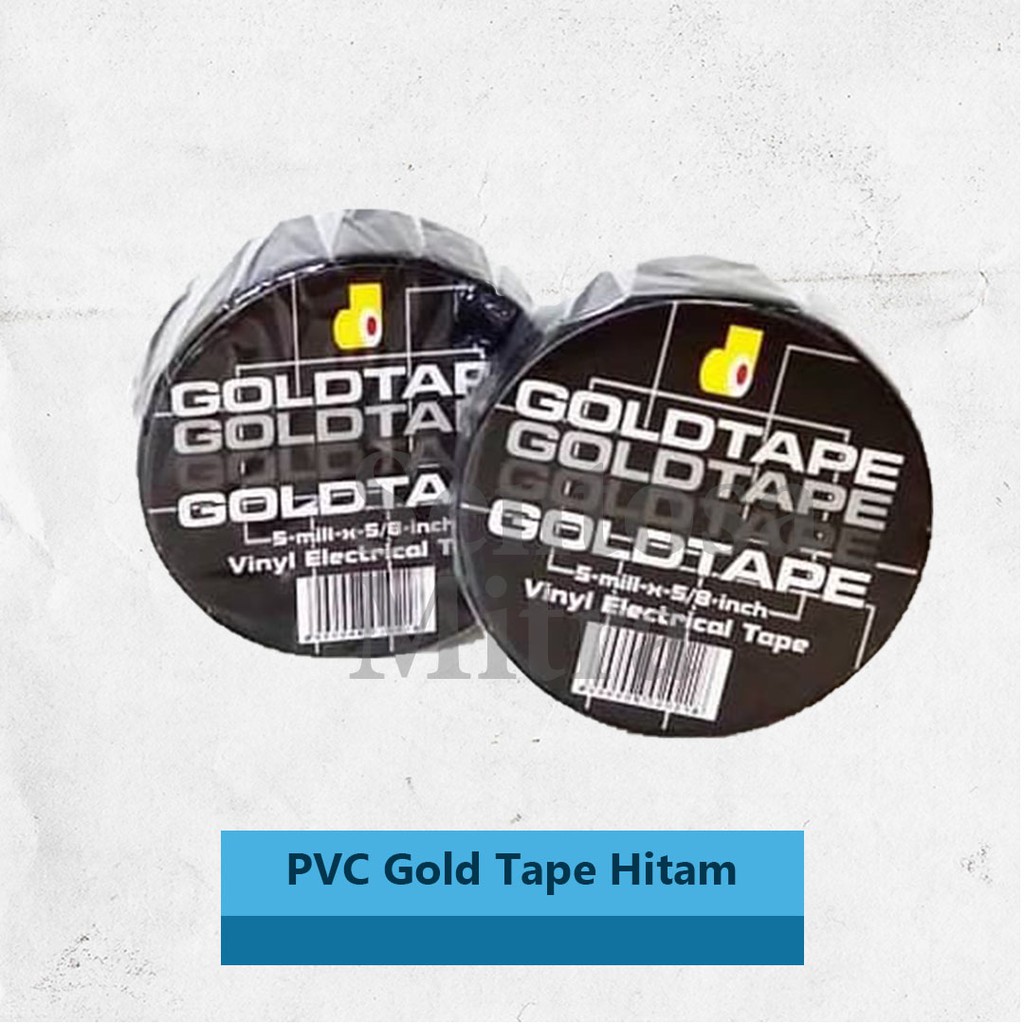 

PVC Goldtape Hitam