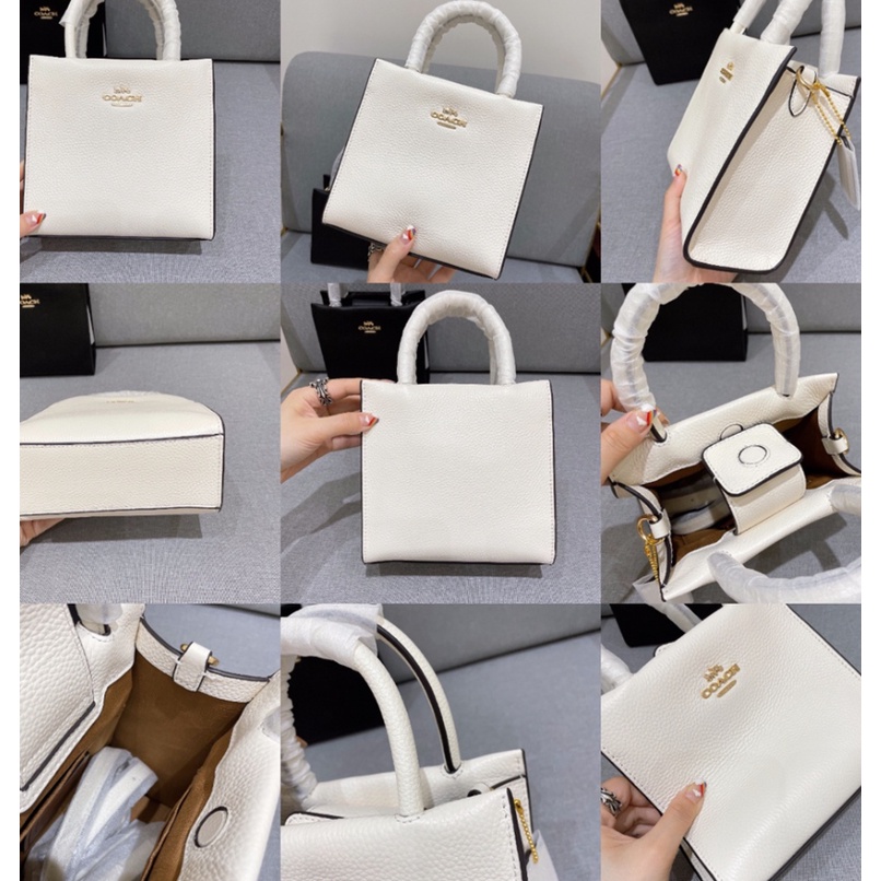 （grab）5692 coach Mini Cally women Shouler bag hand bag Crossbody In Colorblock Signature Canvas