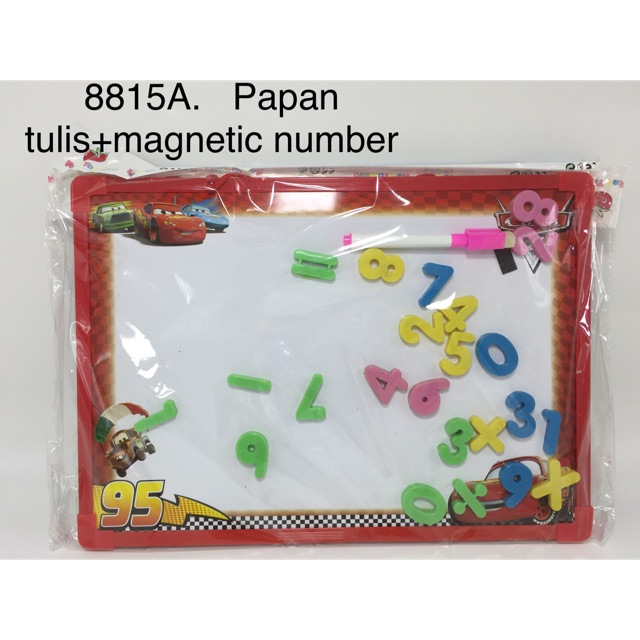 

Papan tulis + magnetic number