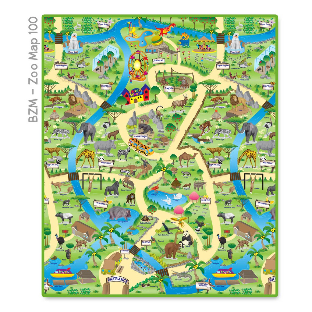Tikar Evamatic Zoo Map