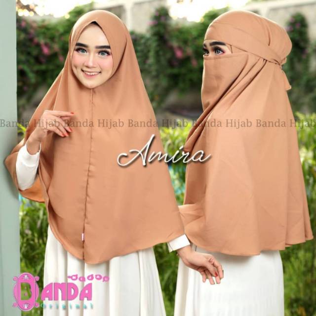 Bergo Maryam, jilbab instan  wolvis ORIGINAL BANDA, AMIRA BERGO ,FREE CADAR