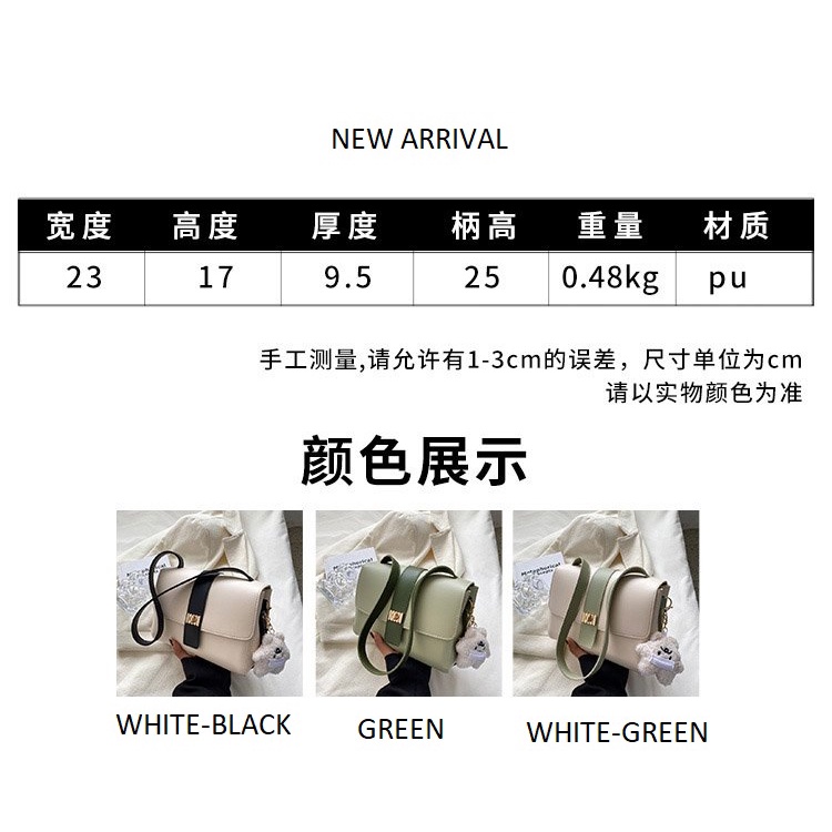 ( 2PC 1KG ) GTBI998878899 New Arrival  !!!  Tas Selempang Wanita Import  Premium Terbaru+BONEKA