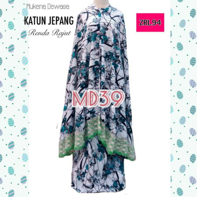 Muekena katun jepang renda lebar